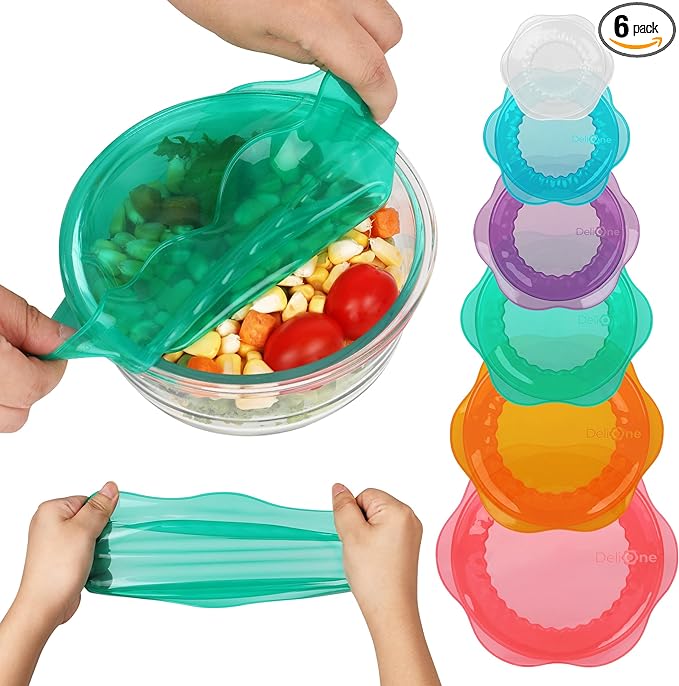Tapas Ultra Ajustables En Silicona (6 unidades)