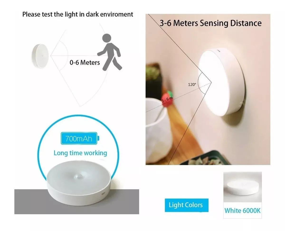 Luz Led con sensor de movimiento