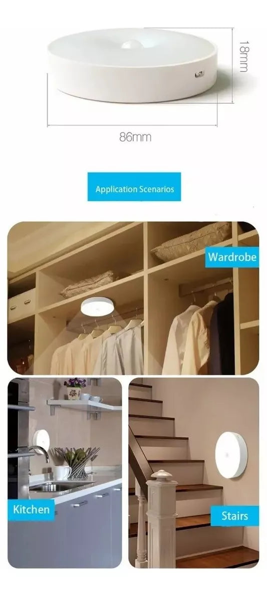 Luz Led con sensor de movimiento