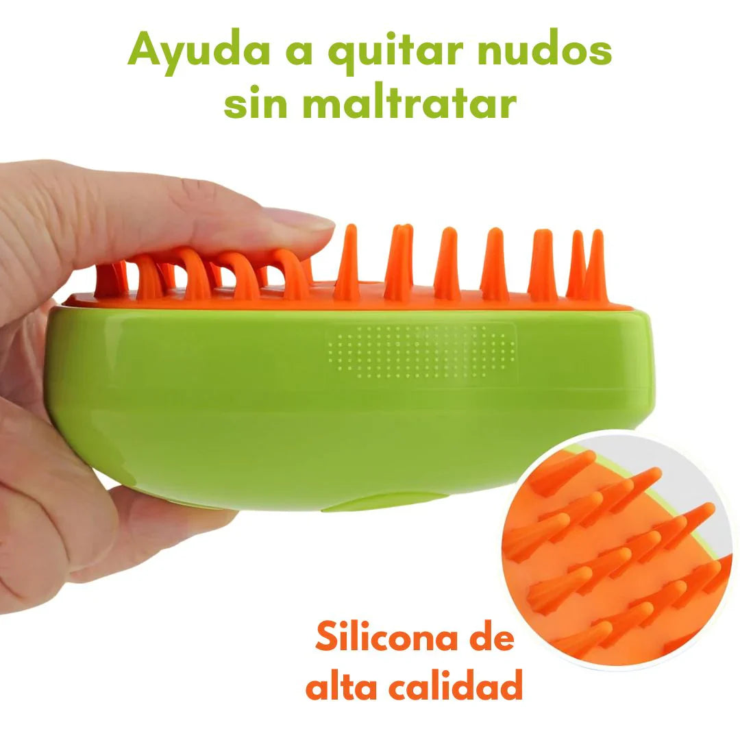 CEPILLO MASCOTAS VAPORIZADOR 3 EN 1