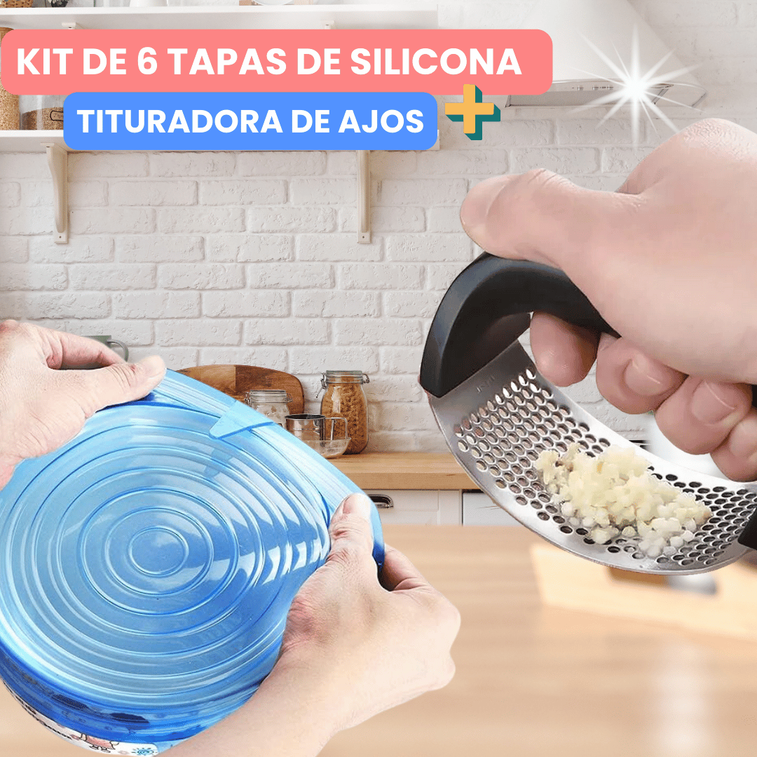 Tapas Ultra Ajustables En Silicona (6 unidades)