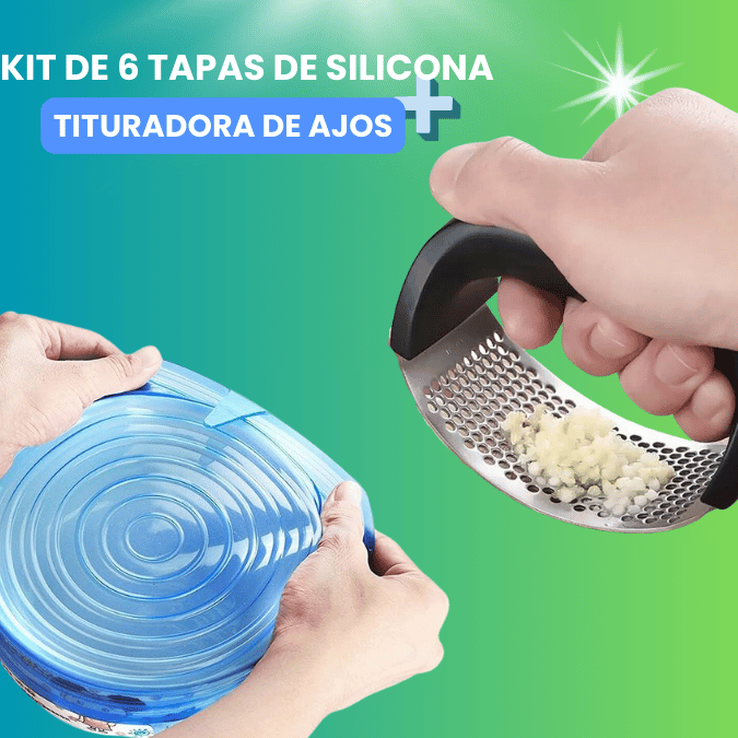 Tapas Ultra Ajustables En Silicona (6 unidades)